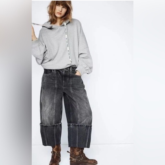 We The Free Denim - NWT! We The Free Olsen Cuffed Barrel Leg Jeans
